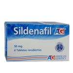 SILDENAFIL 50 MG 4 TABLETAS AG