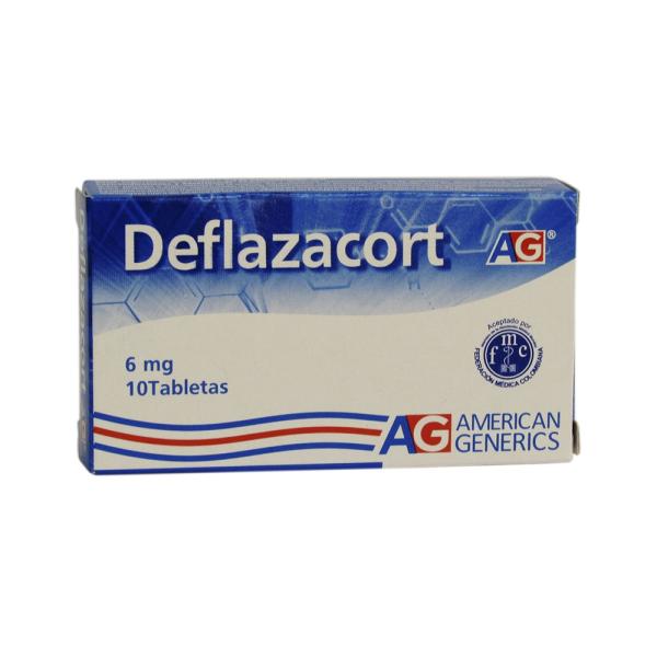 DEFLAZACORT 6 MG 10 TABLETAS AG