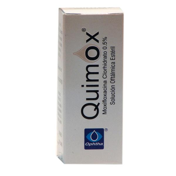 QUIMOX SOLUCION OFTALMICA 5 ML (3%+)