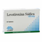 LEVOTIROXINA 100 MCG 30 TABLETAS PC
