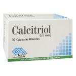 CALCITRIOL 0.50 MCG 30 CAPSULAS PC