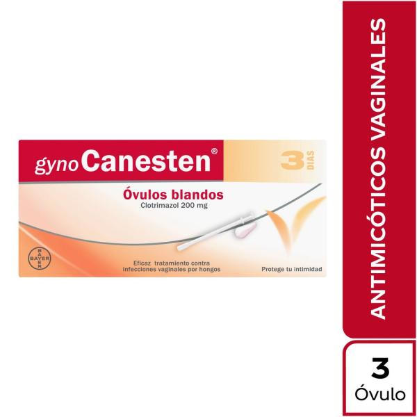 GYNOCANESTEN 200 MG 3 OVULOS BLANDOS