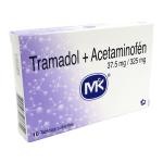 TRAMADOL 37.5 MG+ACETAM.325 MG 10 TBS MK