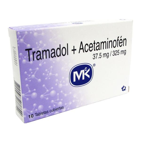 TRAMADOL 37.5 MG+ACETAM.325 MG 10 TBS MK