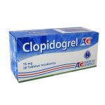 CLOPIDOGREL 75 MG 28 TABLETAS AG(P)43134