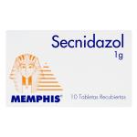 SECNIDAZOL 1 GR 10 TBS MP