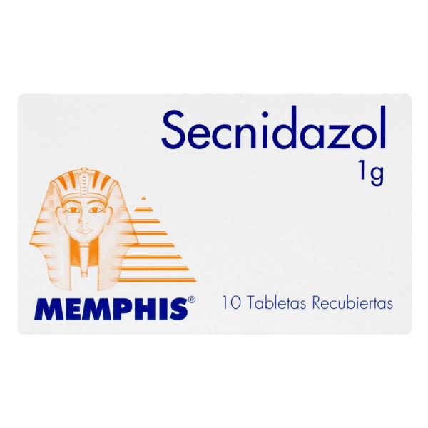 SECNIDAZOL 1 GR 10 TBS MP