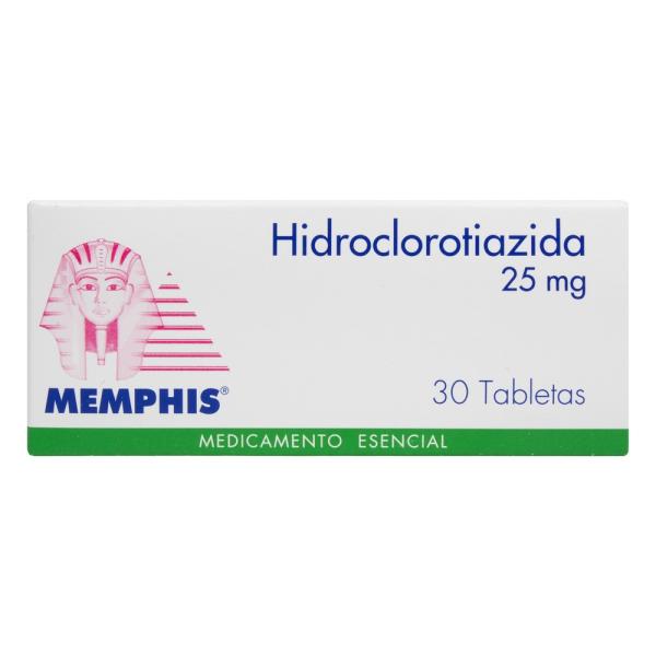 HIDROCLOROTIAZIDA 25 MG 30 TBS MP