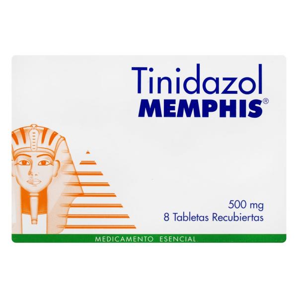TINIDAZOL 500 MG 8 TBS MP