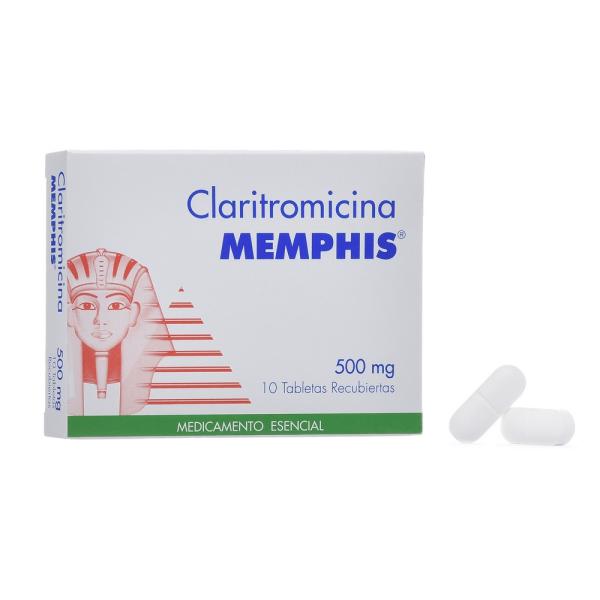 CLARITROMICINA 500 MG 10 TBS MP
