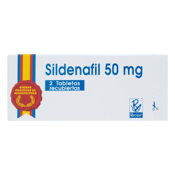 SILDENAFIL 50 MG 2 TABLETAS RC