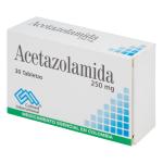 ACETAZOLAMIDA 250 MG 30 TABLETAS PC