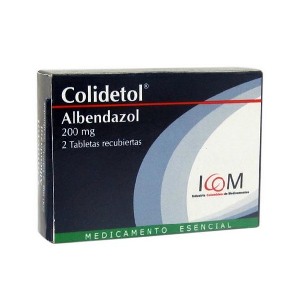 COLIDETOL 200 MG 2 TBS ICOM