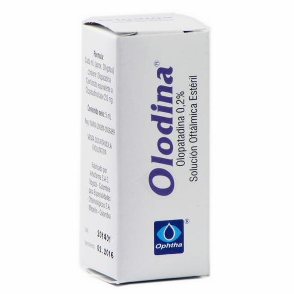 OLODINA SOLUCION OFTAL 5 ML(A)(3%+)(PAE)