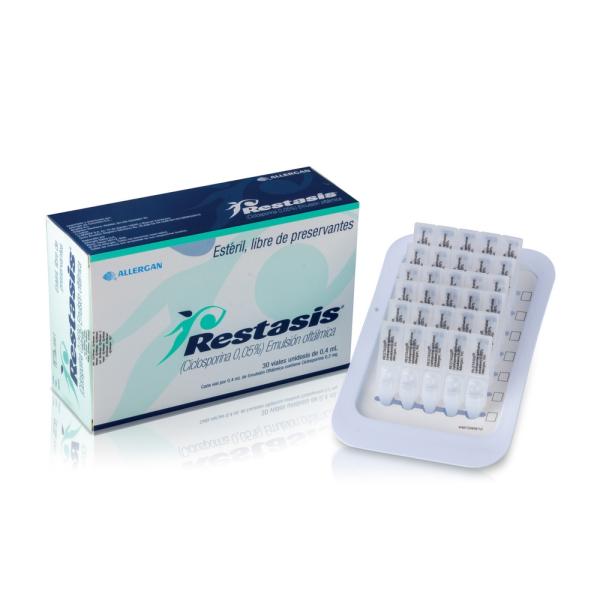 RESTASIS 0.05% 0.4 ML 30 VIALES(A)