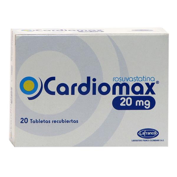 CARDIOMAX 20 MG 20 TBS(A)(3%+)(PAE)(PDB)