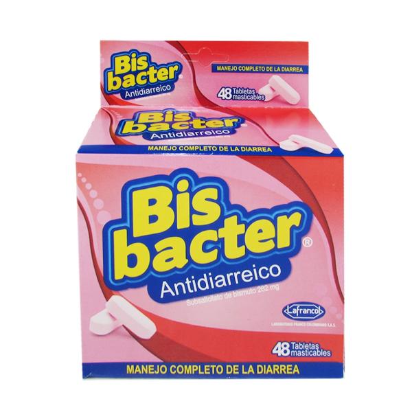 BISBACTER 262 MG 48 TABLETAS