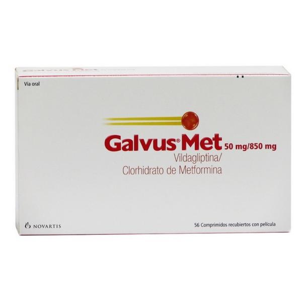 GALVUS MET 50/850MG 56 COMPR(A)(P)122332