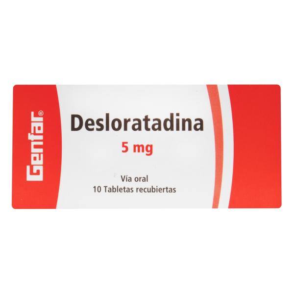 DESLORATADINA 5 MG 10 TABLETAS GF