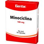 MINOCICLINA 100 MG 10 TABLETAS GF