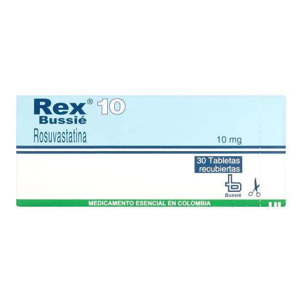 REX ROSUVASTATINA 10 MG 30 TBS(A)