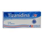 TIZANIDINA 4 MG 20 TABLETAS AG(PAE)