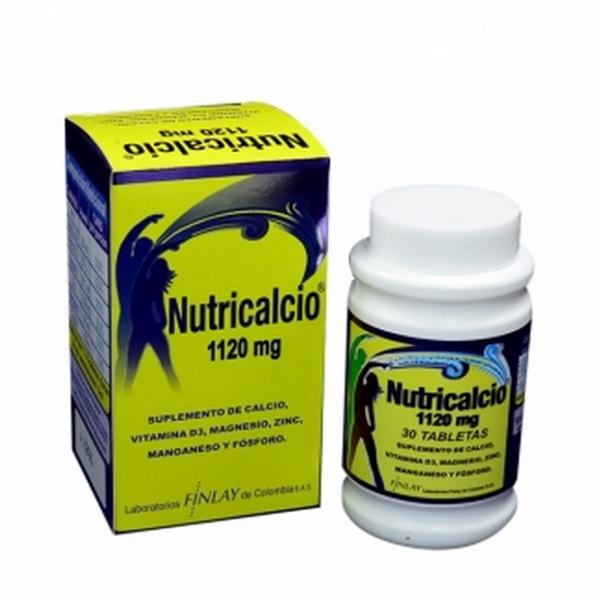 NUTRICALCIO 1120 MG 30 TABLETAS N
