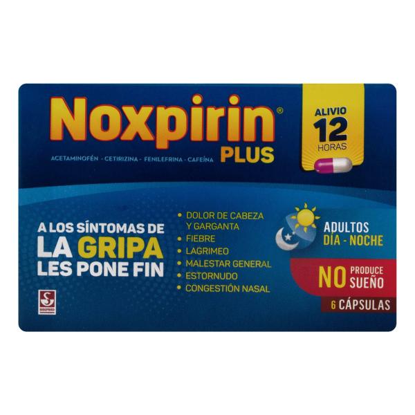 NOXPIRIN PLUS 6 CAPSULAS