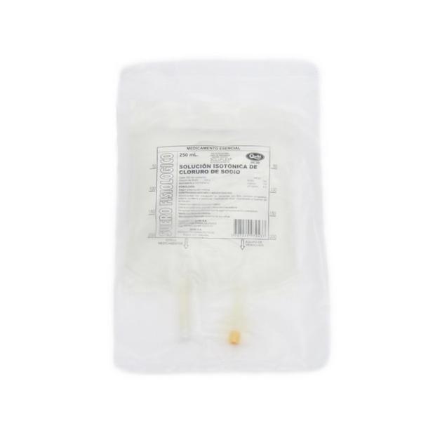 SUERO FISIOLOGICO QUIBI BOLSA 250 ML