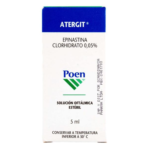 ATERGIT 05 % SOLUCION OFTALMICA 5 ML