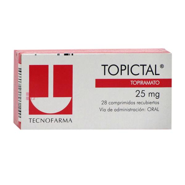 TOPICTAL 25 MG 28 TABLETAS (P)13762(SC)