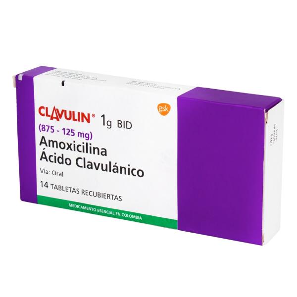 CLAVULIN 1 GR 14 TABLETAS (3%+)(A)(PAE)