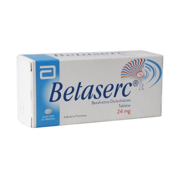 BETASERC 24 MG 20 TBS (A)(3%+)(PAE)
