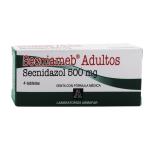 SECNIAMEB ADULTOS 500 MG 4 TBS