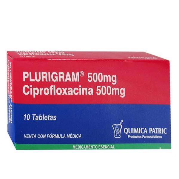 PLURIGRAM 500 MG 10 TABLETAS