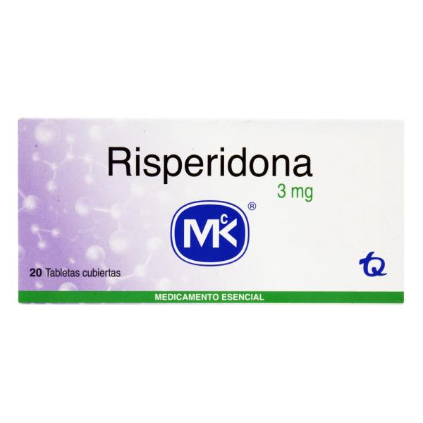 RISPERIDONA 3 MG 20 TBS MK (P)27134