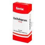 ESCITALOPRAM 10 MG 28 TABLETAS GF