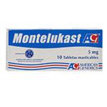 MONTELUKAST 5 MG 10 TABLETAS