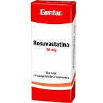 ROSUVASTATINA 20 MG 14 TABLETAS GF