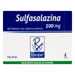 SULFASALAZINA 500 MG 10 TABLETAS RC