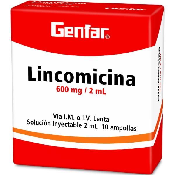 LINCOMICINA 600 MG 10 AMPOLLAS GF