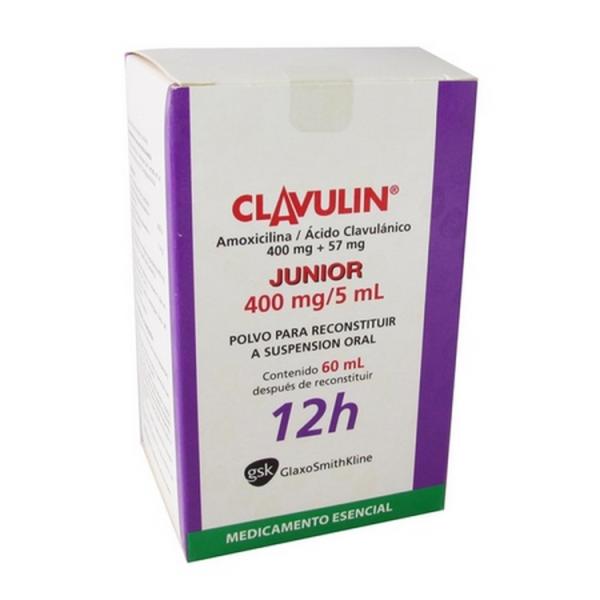 CLAVULIN JUNIOR 400 MG/5 ML 60ML(3%+)