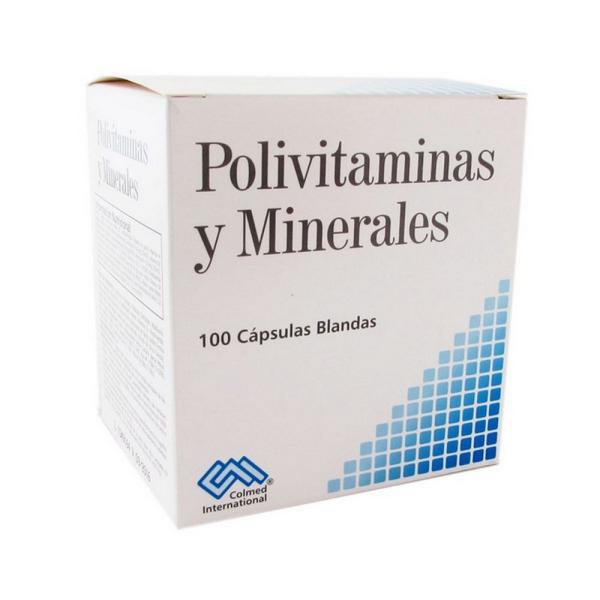 POLIVITAMINAS Y MINERALES 100 CAPSULA PC