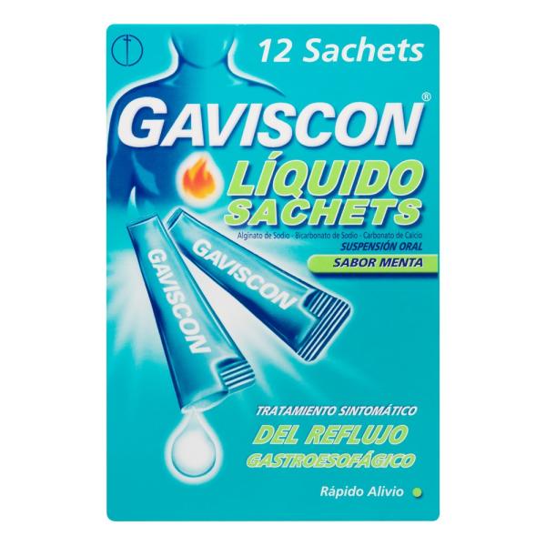 GAVISCON SUSPENSION MENTA 10 ML X 12 UND