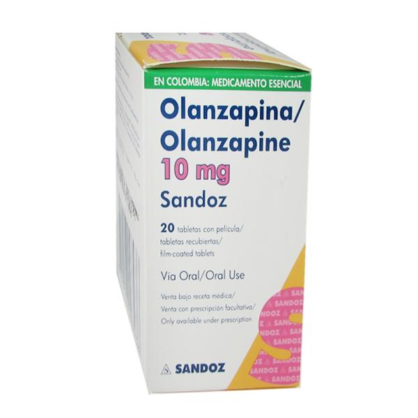 OLANZAPINA 10 MG 20 TABLETAS SZ(P)86030