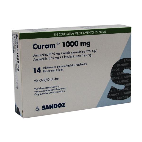 CURAM 1 GR 14 TABLETAS SZ (3%+)(PAE)