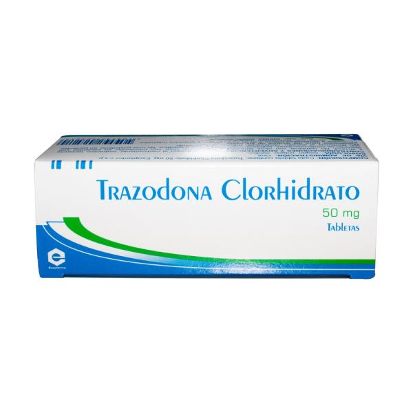 TRAZODONA 50 MG 50 TABLETAS EX