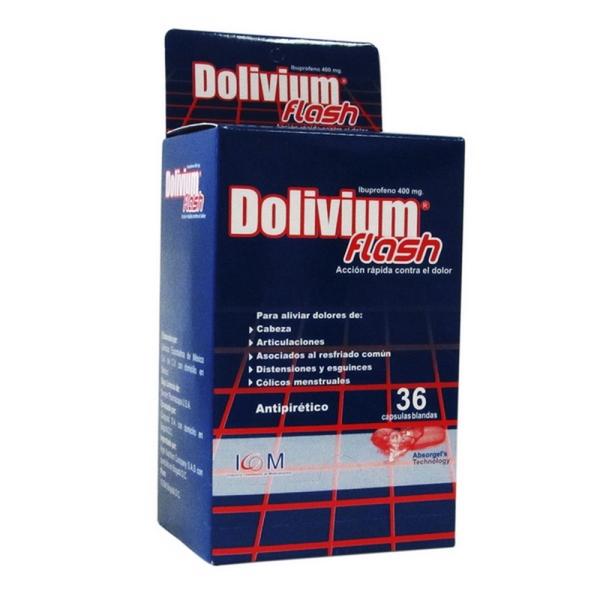 DOLIVIUM FLASH 400MG 36CAP.BLAN ICOM