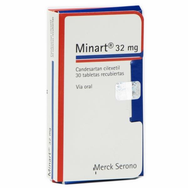MINART 32 MG 30 TABLETAS (P)67392(SC)