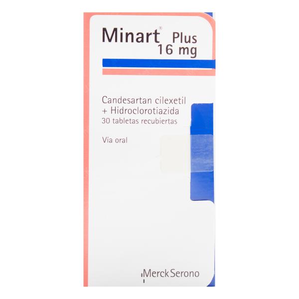 MINART PLUS 16/12.5 MG 30 TBS (A)